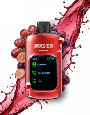 Sonic Screen 20000 Puffs Disposable - Red Wine